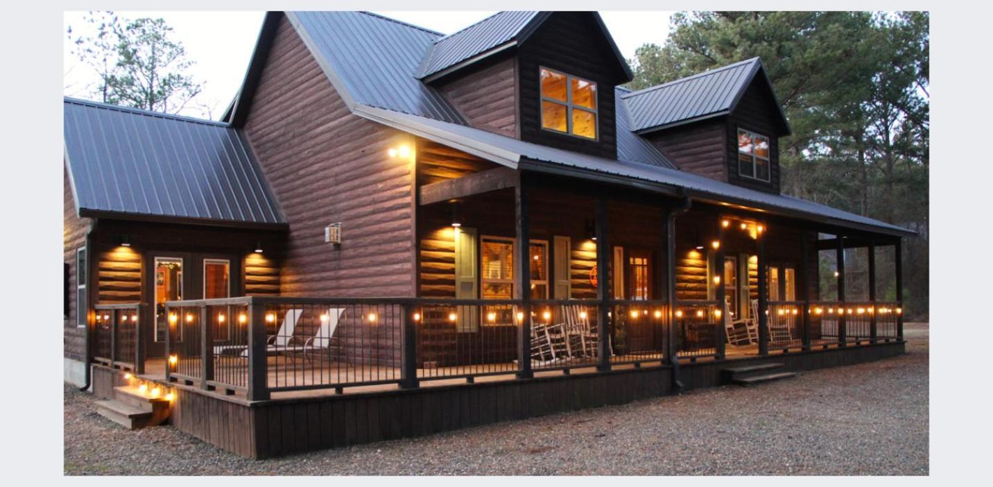 4Br/3Bth Family Cabin With A Hot Tub, Sleeps 14 ブロークン・ボウ エクステリア 写真