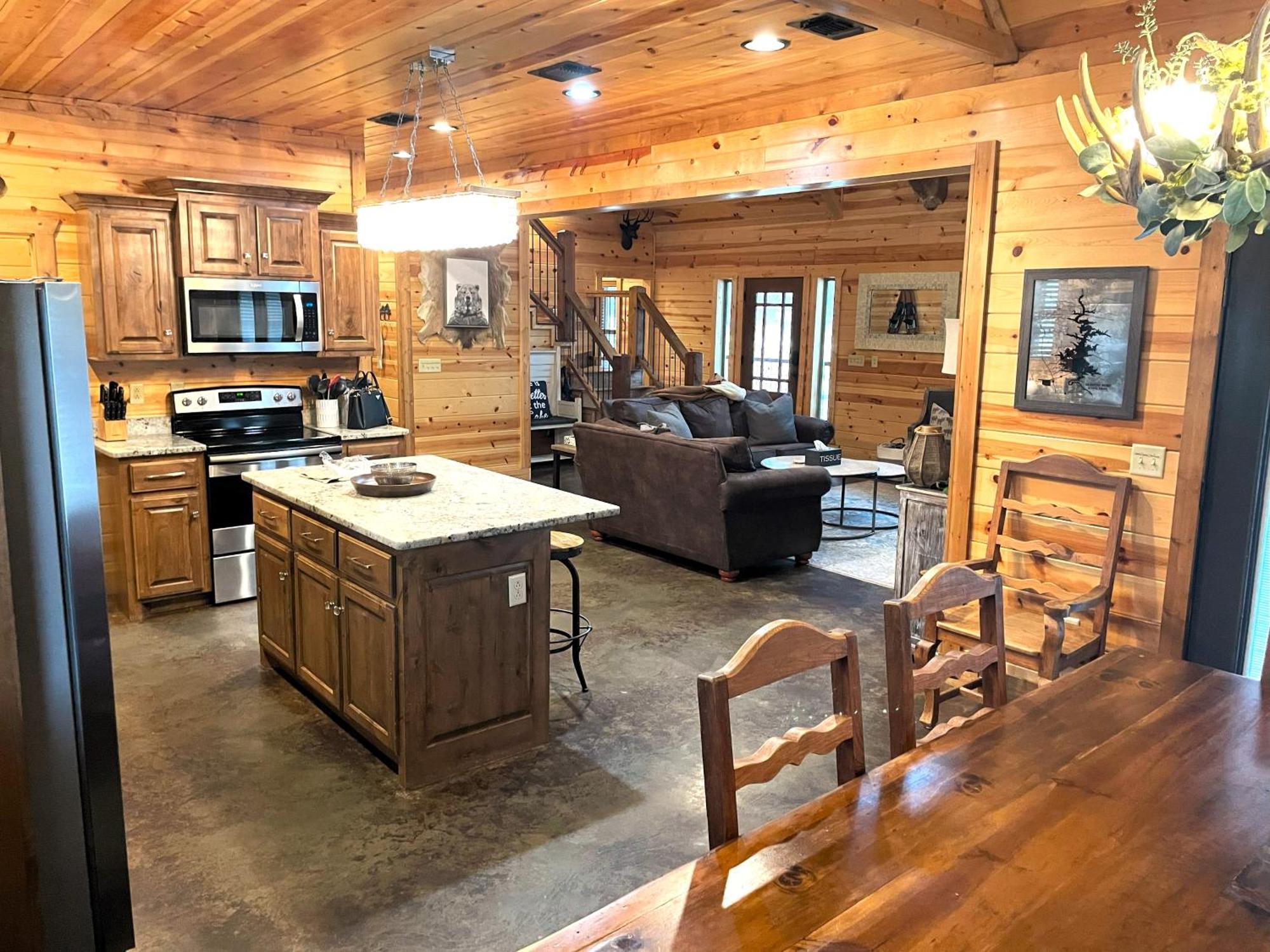 4Br/3Bth Family Cabin With A Hot Tub, Sleeps 14 ブロークン・ボウ エクステリア 写真